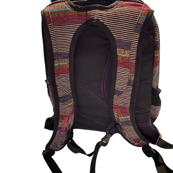 DAKINE Campus Backpack 6 Double Zippers Colorful Striped, Hike, Camp, School - Picture 6 of 11